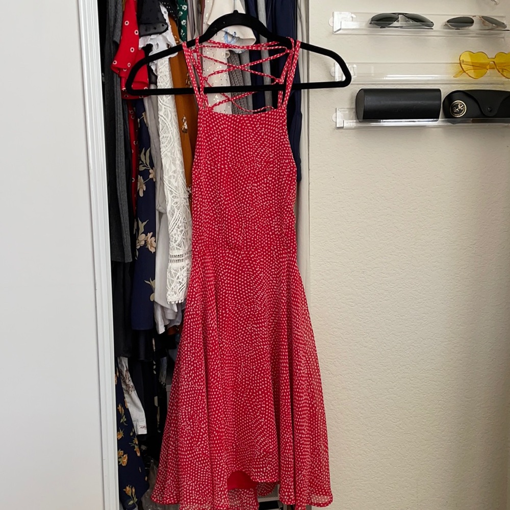 lulus red dress